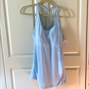NWOT Gap maternity shelf bra tank light blue